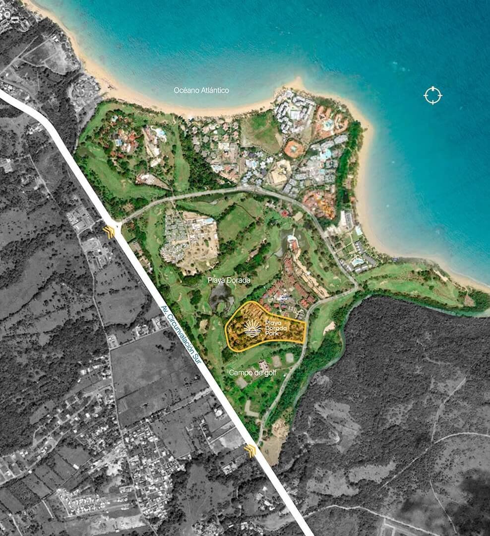 Playa Dorada Park - Map